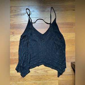 Free People beaded top